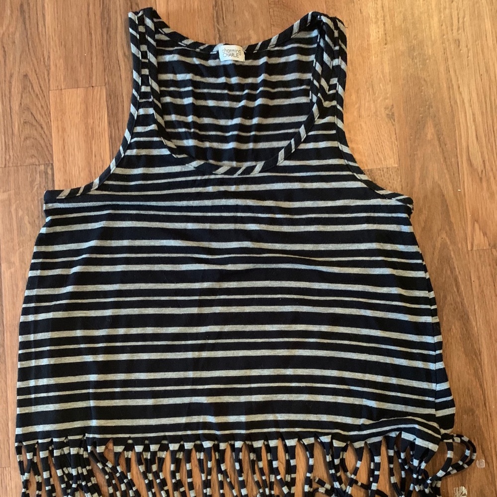 Cropped stripped tank